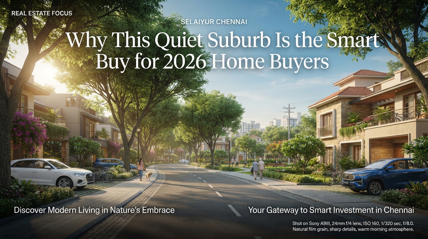Selaiyur Chennai: Why This Quiet Suburb Is the Smart Buy for 2026 Home Buyers