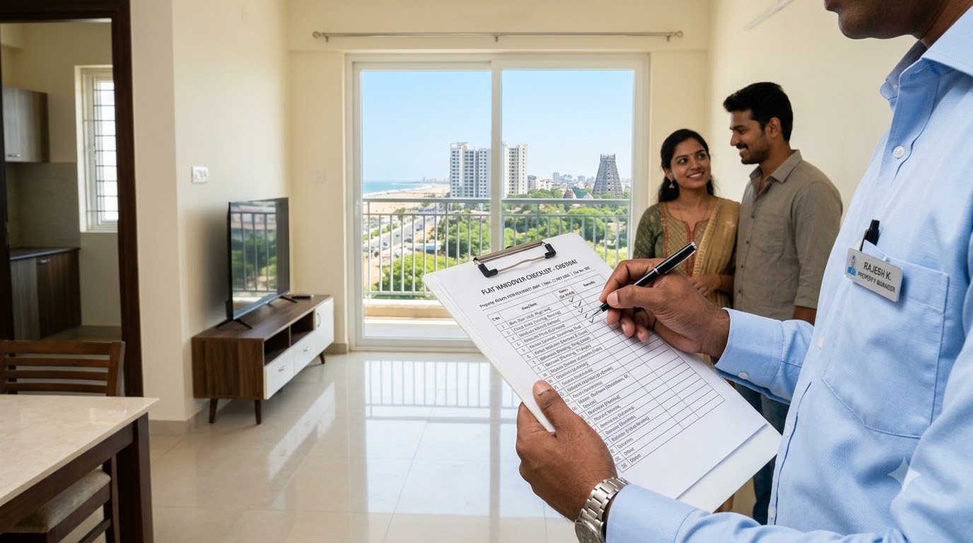 Flat Handover Checklist Chennai: What to Check Before Taking Possession