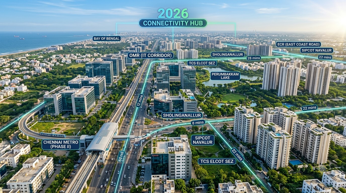 South Chennai Employment Hubs: Where to Buy a Flat Near Your Workplace 2026